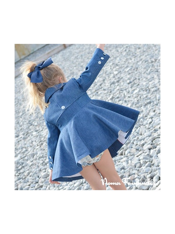 Gabardina Azul